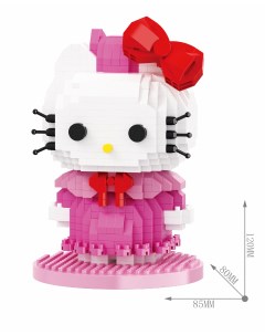 Конструктор 3D из миниблоков LP Hello Kitty Котенок в платье 760 эл BA210549 Balody