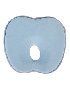 Ортопедическая подушка для новорожденных Бабочка эффект памяти 24х24х3см голубой Baby nice