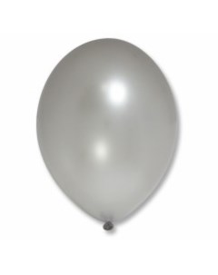 Воздушные шары Silver латекс серебристые 50 шт Belbal