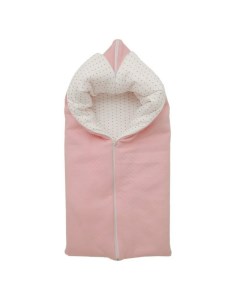 Конверт одеяло для новорожденных от 0 6 мес хлопок 100 утеплитель розовый Baby nice