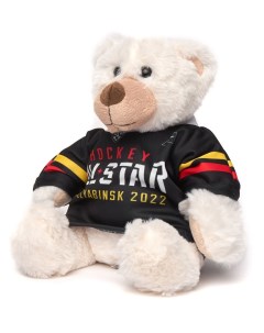 210658 Игрушка ATRIBUTIKA CLUB Медведь КХЛ ALL Start 2022 белый коричневый Atributika & club