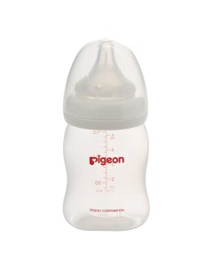 Бутылочка для кормления перистальтик плюс с широким горлышком 160 мл Pigeon