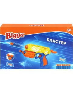 Бластер игрушечный с мягкими снарядами 7 шт Bigga