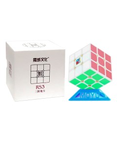 Кубик головоломка 3х3 MoYu MF3RS3 белый пластик Nobrand