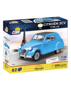 Конструктор Автомобиль Citroen 2CV Type AZ 1962 арт 24511 Cobi