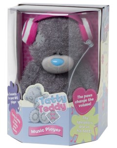 Мягкая игрушка Me to You Мишка Тедди в наушниках 34 см G01W2855 Tatty teddy