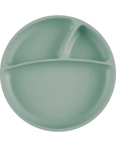 Тарелка с присоской для кормления Менажница Portions River Green 0 Болотный Minikoioi