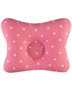 Подушка малютка Горошки розовые 27 24 Bio-textiles