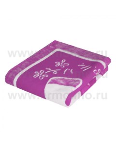 ЕРМОШКА Одеяло детское байковое х б 140 100 Фиолетовый в ассортименте Nobrand