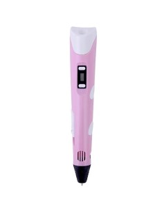 3D ручка 2 с дисплеем розовая 3d pen