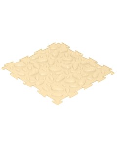 Массажный развивающий коврик Шишки мягкие песочный пастельный 1 эл Ортодон