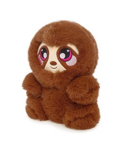 Мягкая игрушка сквиши Squeezamals серии 3Deez De lux Ленивец коричневый 20см SQ00957 3 Beverly hills teddy bear