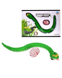 Игрушка Junfa Интерактивные насекомые и пресмыкающиеся Змея зеленая на ИК управлении Junfa toys