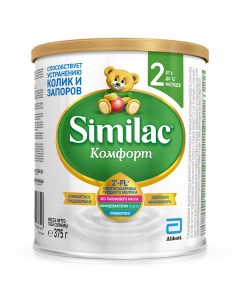 Молочная смесь Comfort 2 6 12 месяцев 375 г Similac