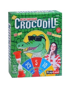 Настольная игра PlayLand серии Парти гейм Всем знакомый Crocodile Play land