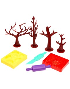 Набор для игры с пластилином Новогодний лес Эврики
