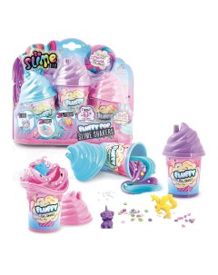 Набор для изготовления воздушного слайма Fluffy в комплекте 3 слайма Canal toys