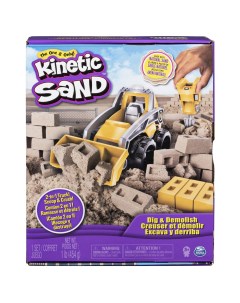 Набор для лепки из кинетического песка Бульдозер KineticSand 6044178 Kinetic sand