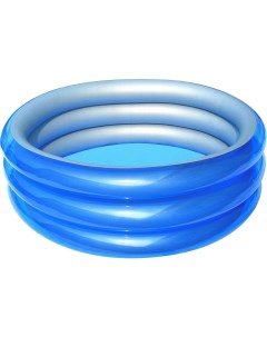 Бассейн синий металлик 150 53 см 3 круга 1toy