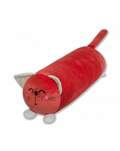 Мягкая игрушка валик антистресс Зверики кот Штучки, к которым тянутся ручки