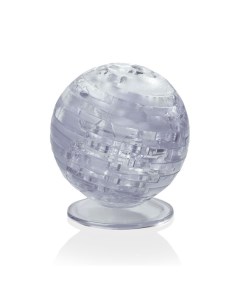 3D пазл Глобус со светом 41 деталь 9040A прозрачный Crystal blocks