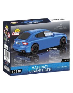 Конструктор Автомобиль Maserati Levante GTS 106 детали Cobi