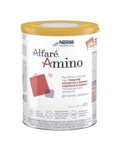 Молочная смесь Amino от 0 до 6 мес 400 г Alfare