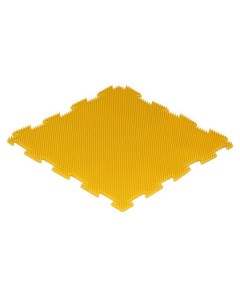 Массажный развивающий коврик пазл Трава мягкая желтый 1 элемент Ортодон
