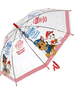 Зонт детский Щенячий Патруль r 50см прозрачный полуавтомат ИГРАЕМ ВМЕСТЕ в кор 5x12шт Shantou gepai