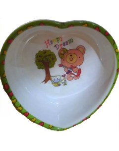 Детская глубокая тарелка в форме сердечка 14 см Ripoma