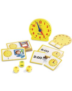 Развивающая игрушка Учимся определять время 41 элемент LER3220 Learning resources