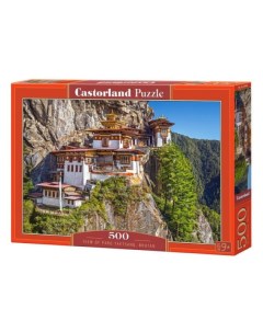Пазл Монастырь на скале Бутан 500 деталей B53445 Castorland