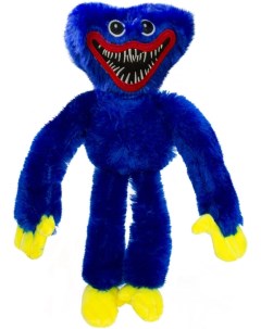 Мягкая игрушка Huggy Wuggy синяя 35 см Kids choice