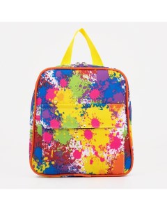 Рюкзак на молнии наружный карман разноцветный Nobrand