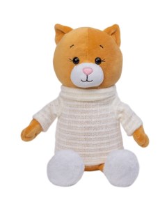 Мягкая игрушка Кошка Марта в валенках и свитере 25 см Kult of toys