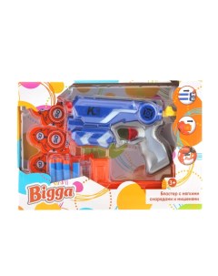 Бластер игрушечный с мягкими снарядами Bigga
