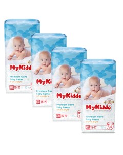 Подгузники трусики для детей Premium XXL 15 25 кг 128 шт 4 уп x 32 шт Mykiddo