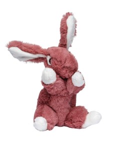 Мягкая игрушка Кролик темно розовый 16 см Molli