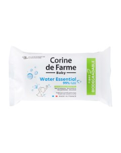 Салфетки влажные Water Essential для детей 56 шт Corine de farme
