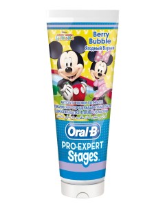 Детская зубная паста 0 ягодный 75 мл Oral-b