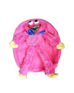 Рюкзак детский плюшевый с игрушкой Кисси Мисси Хаги Ваги цвет розовый Nobrand