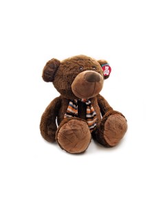 Мягкая игрушка SAL5218 Медведь в шарфе коричневый 80 см Magic bear toys