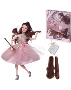 Кукла Junfa Atinil Цветочная гармония в наборе со скрипкой 28см шатенка WJ 22279 шатенка Junfa toys