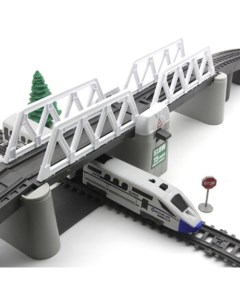 Железная дорога с раздвижным мостом скоростной поезд длина полотна 914 см 2184 Bsq