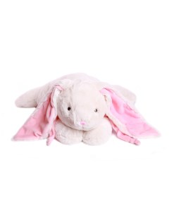 Мягкая игрушка Кролик 60 см белый розовый Lapkin