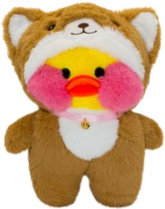 Мягкая игрушка Lalafanfan Duck в кигуруми Корги желтая 30 см Mihi mihi
