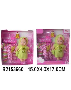 Пупс 245YD с набором одежды и аксесс в кор Китайская игрушка