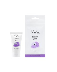 Зубная паста VOC Kids Бабл гам 0 50 мл Vital oral care