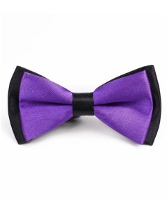 Детская галстук бабочка бледно фиолетовая в черном Nobrand