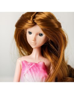 Волосы для кукол Волнистые с хвостиком размер маленький цвет 16А Sima-land